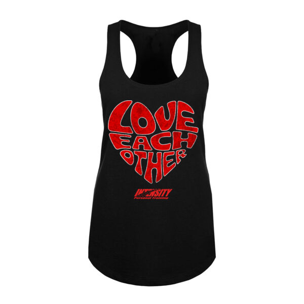LOVE EACH OTHER - WOMEN'S FITTED TANK TOP - $FXJHDW$ Thumbnail