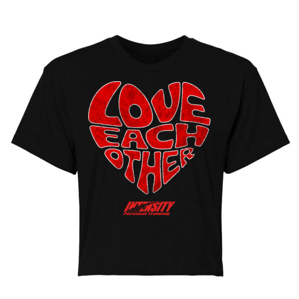 LOVE EACH OTHER - WOMEN'S CROP T-SHIRT - $FXJHDW$ Thumbnail