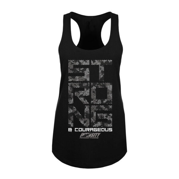STRONG & COURAGEOUS - WOMEN'S FITTED TANK TOP - $2UMZQY$ Thumbnail